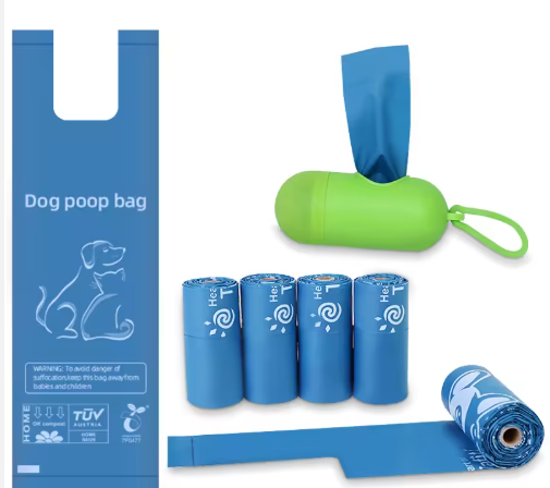 Compostable bags for pet waste